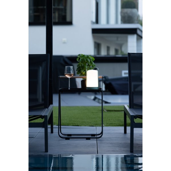 Farn Tischlampe - Grün/Weiß Farn Tischlampe - Grün/Weiß