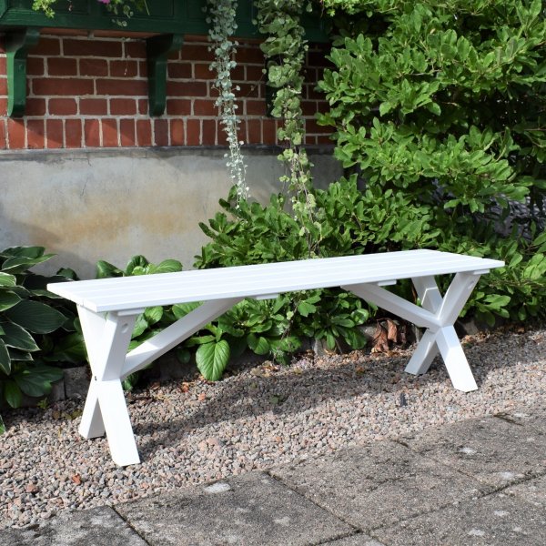 Scottsdale Bank 140 cm - Wei