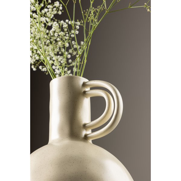 Vivi Vase - Beige/Schwarz Vivi Vase - Beige/Schwarz