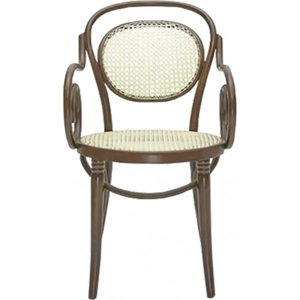 Stuhl Nr. 10 mit Rattansitz - Jede Farbe des Rahmens Stuhl Nr. 10 mit Rattansitz - Jede Farbe des Rahmens