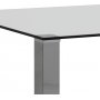 Edge Esstisch 140 cm - Chrom