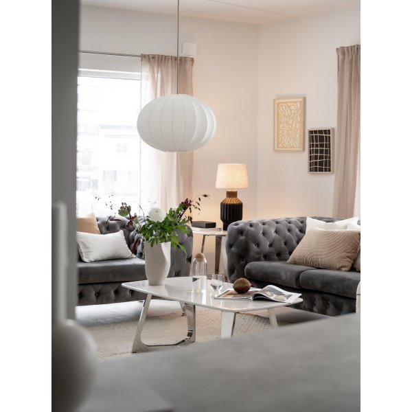 Deckenlampenschirm Hilma Jersey - Offwhite Deckenlampenschirm Hilma Jersey - Offwhite