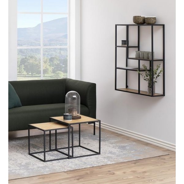 Seaford Wandregal 91 cm - Vildek/schwarz