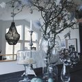 Kundenbild 61106 Stina Chandelier - (schwarze Holzkugeln)