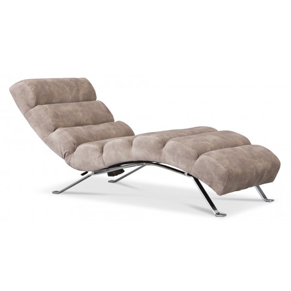 Kronos Liegesessel - Beige Samt