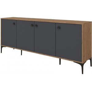 Eidur Sideboard - Eiche/Anthrazit