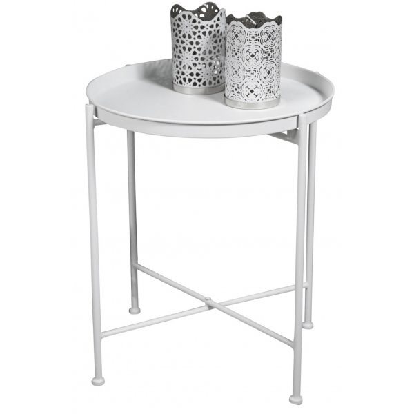 Tabletttisch Lillie H50 cm - wei