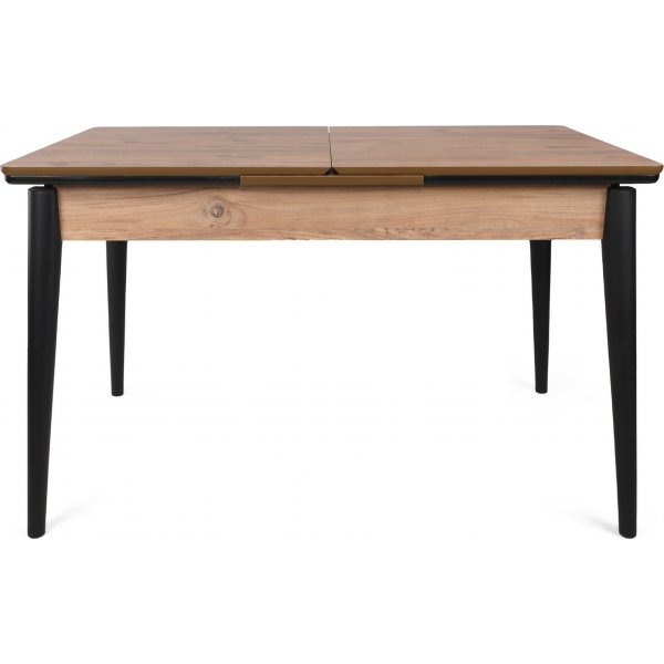 Sigma Esstisch 130-166 x 80 cm - Walnuss/Schwarz Sigma Esstisch 130-166 x 80 cm - Walnuss/Schwarz