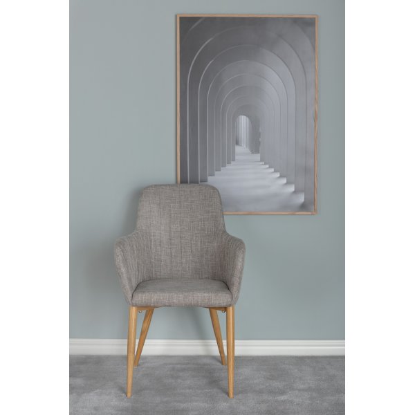 Paolo Sessel - Hellgrau/Eiche