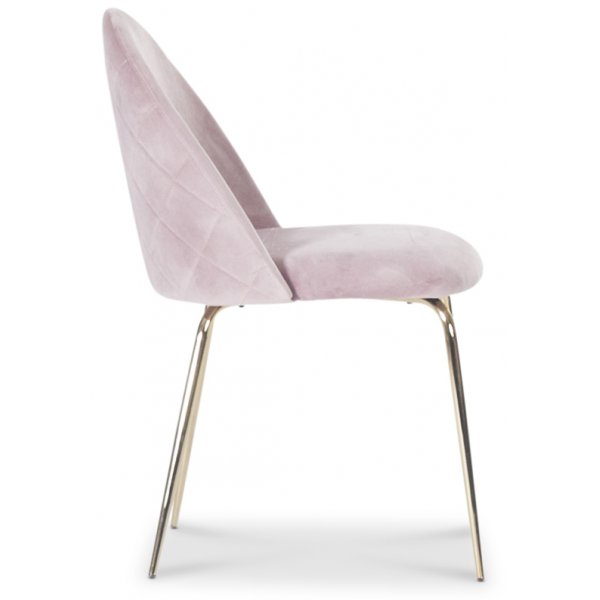 Plaza Essgruppe, Marmortisch mit 4 Plaza Samtstühlen - Pink/Brass/Schwarz Plaza Essgruppe, Marmortisch mit 4 Plaza Samtstühlen - Pink/Brass/Schwarz