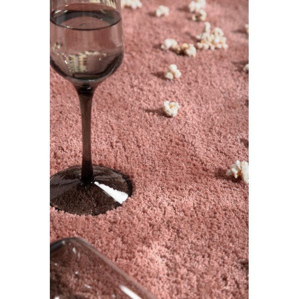 Lawson-Teppich - Pinke Viskose-Optik Lawson-Teppich - Pinke Viskose-Optik