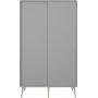 Softline Kleiderschrank - Grau