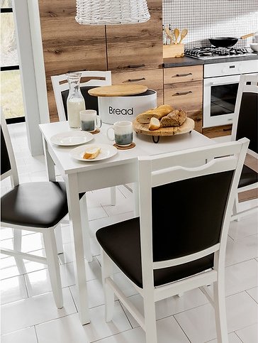 Bryk Esstisch 69 x 69 cm - Weiß Bryk Esstisch 69 x 69 cm - Weiß