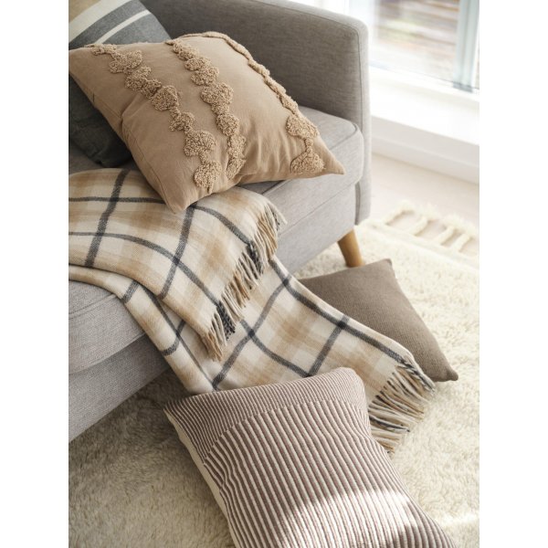 Tyra Kissenbezug 40 x 60 cm - Nougat