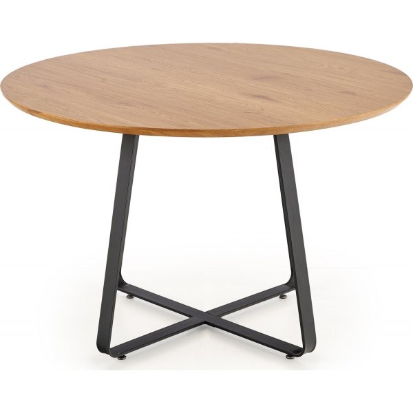 Raphael Esstisch 120 cm - Eiche/schwarz