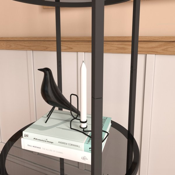 Vogue B�cherregal - Schwarz