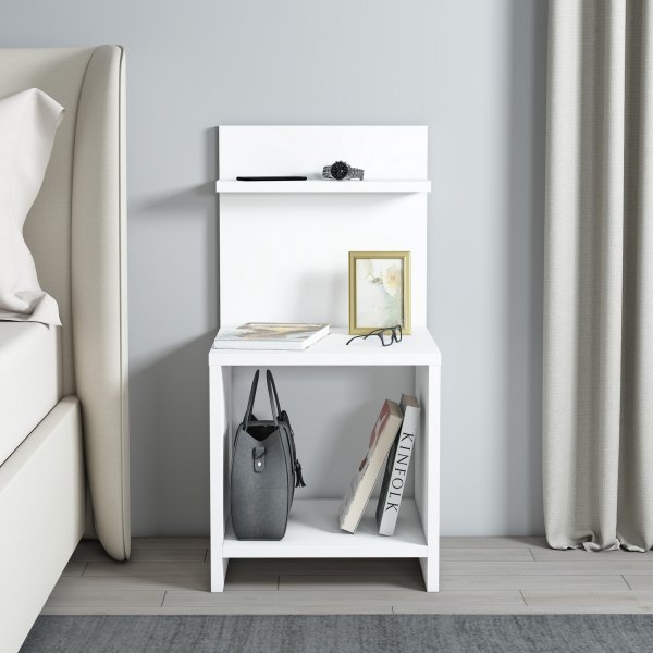 Vidora Nachttisch - Wei