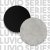Luvio Nachttisch 24 - Silber/schwarz