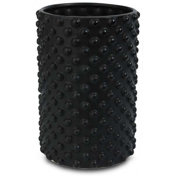 Vase Bubbel H22 cm - schwarz