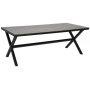 Stokke Esstisch 200x100 cm - Grau/Schwarz