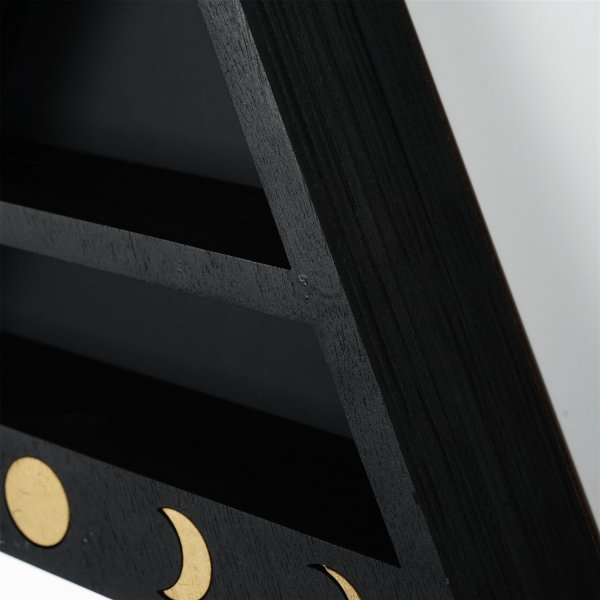 Kryptisches Wandregal 1 Schwarz