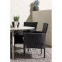 Lina Outdoor-Essgruppe mit 4 Malina-Sthlen - Beige/Schwarz