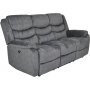 Winfield 3-Sitzer-Sofa mit elektrischer Liege - Dunkelgrau