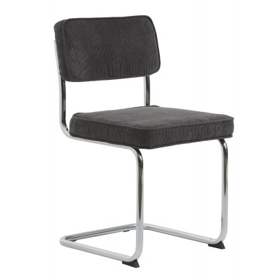 Aero-Stuhl aus grauem Cord