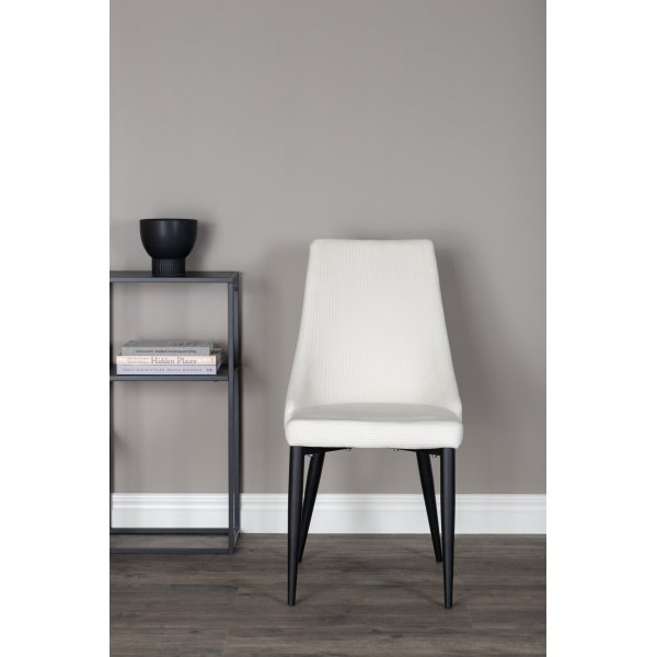 Laila Esszimmerstuhl - Beige Cord Laila Esszimmerstuhl - Beige Cord