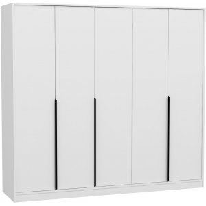 Lara Kleiderschrank 229 x 60 x 210 cm - Wei