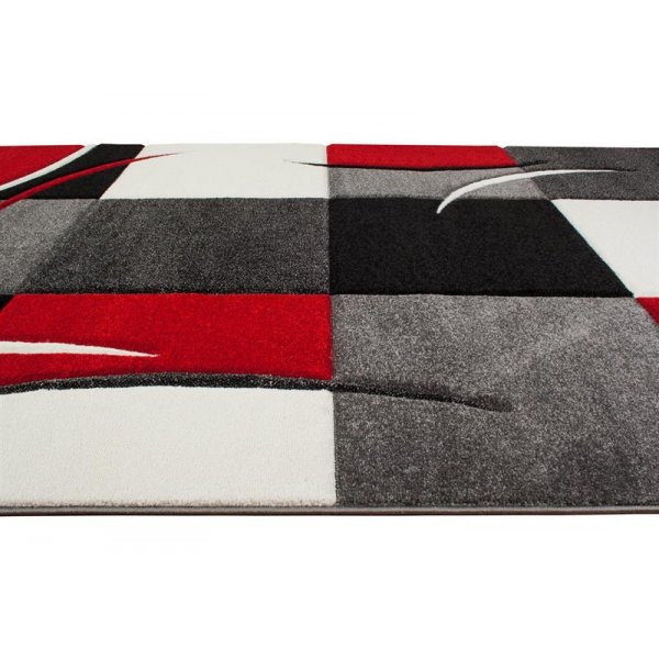 Maschinengewebter Teppich Rivoli - Rot