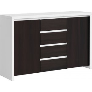 Kaspisches Sideboard - Wei/Wenge