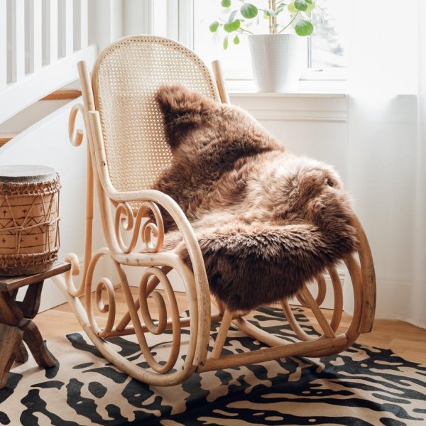 Sanftes Schaffell Braun - 60 x 100 cm Sanftes Schaffell Braun - 60 x 100 cm