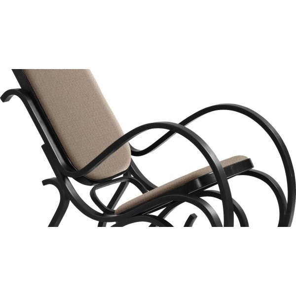 Komfort-Schaukelstuhl - Braun/Wenge