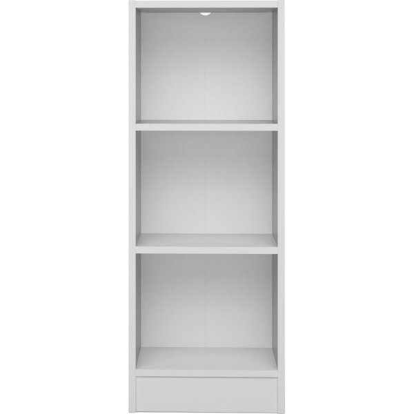 Einfaches niedriges Bcherregal - Wei