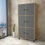 Vilamo Schrank 61 - Kiefer/Anthrazit