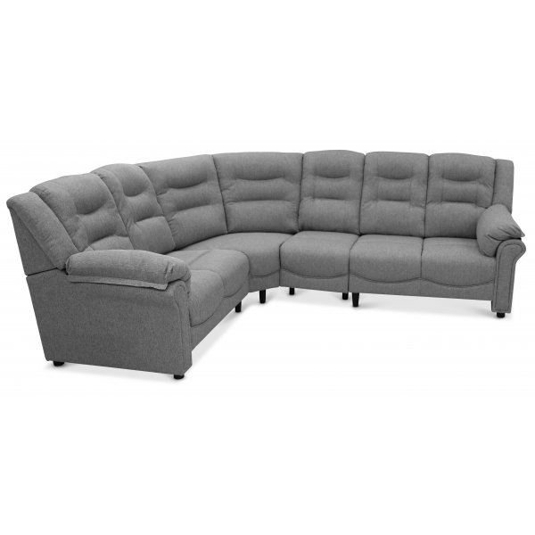 Ecksofa Peking - Grau + Fleckentferner fr Mbel