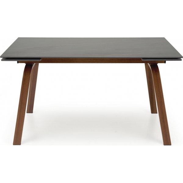 Lozano Esstisch 140-200 x 82 cm - Schwarzer Marmor/Walnuss Lozano Esstisch 140-200 x 82 cm - Schwarzer Marmor/Walnuss