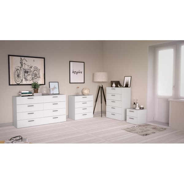 Pepe Nachttisch - Weiß Pepe Nachttisch - Weiß