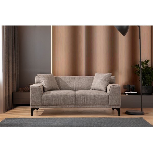 Petra 2-Sitzer-Sofa - Braun