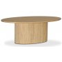Ovaler Couchtisch Nova 125 cm - Whitewash