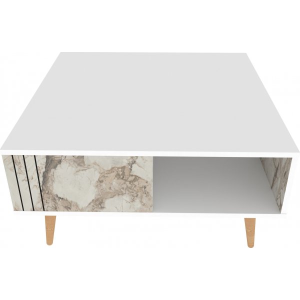 Ronas Couchtisch 89,6 x 89,6 cm - Wei