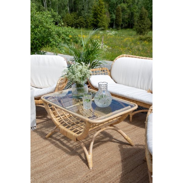 Moana Couchtisch - Natur/Transparent