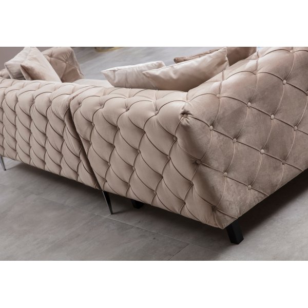 Ecksofa Como - Beige