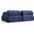 Petite 2-Sitzer-Sofa - Blau