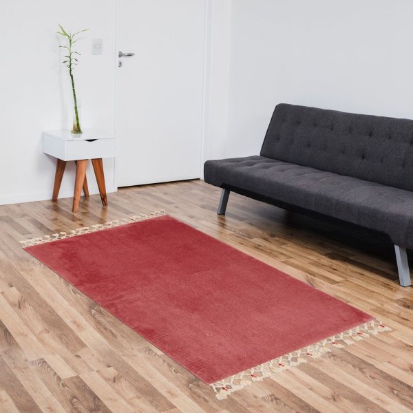 Badezimmerteppich Aslan - Fuchsia