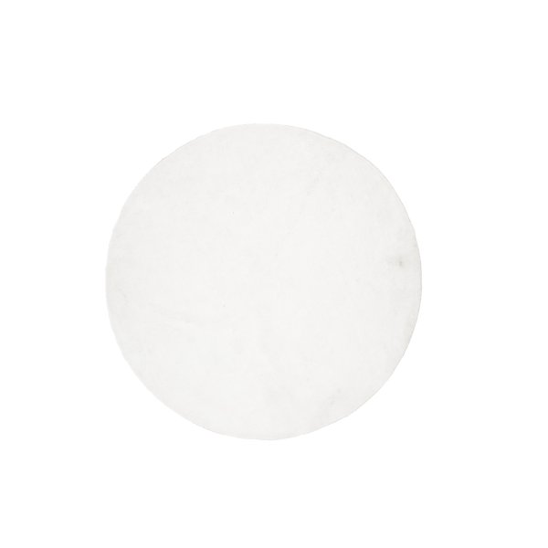 Lawson Teppich - Weie Viskose-Optik