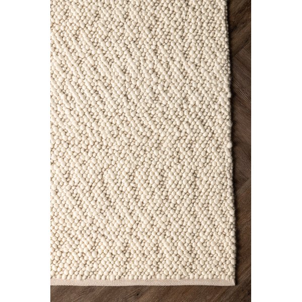 Wollteppich Jajru - Weiß Wollteppich Jajru - Weiß