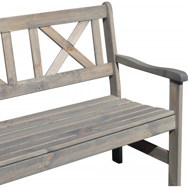 Europa Gartenbank 2-Sitzer - Grau