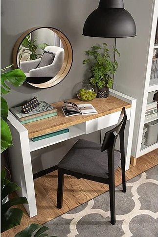 Alameda Konsolentisch 100 x 41,2 cm - Wei�/Eiche